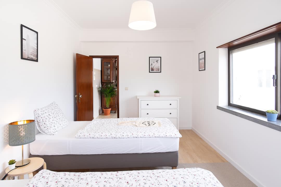 Two beds at aparment B in Rapturecamps ericeira