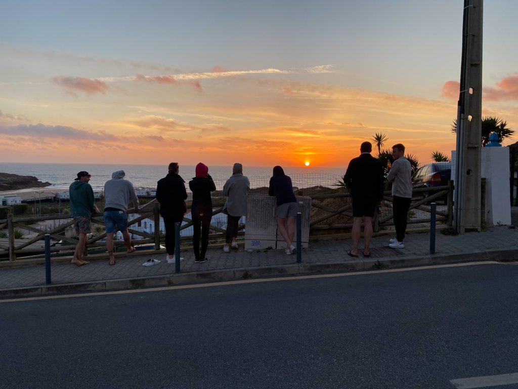Rapture Surfcamp Ericeira Sunset