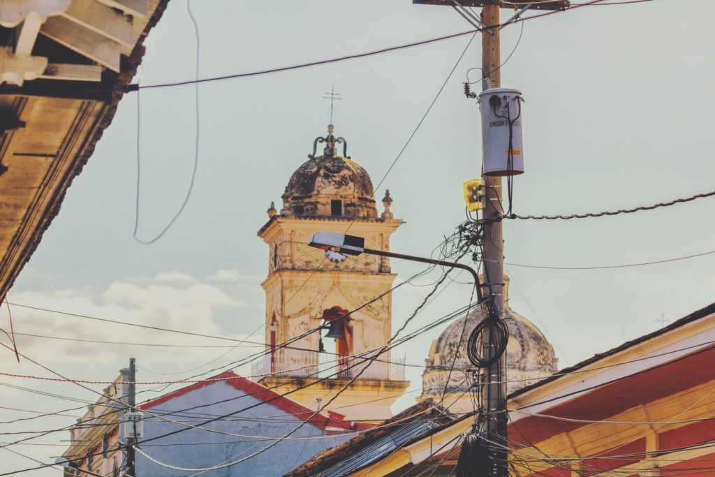Colonial buildings in Granada