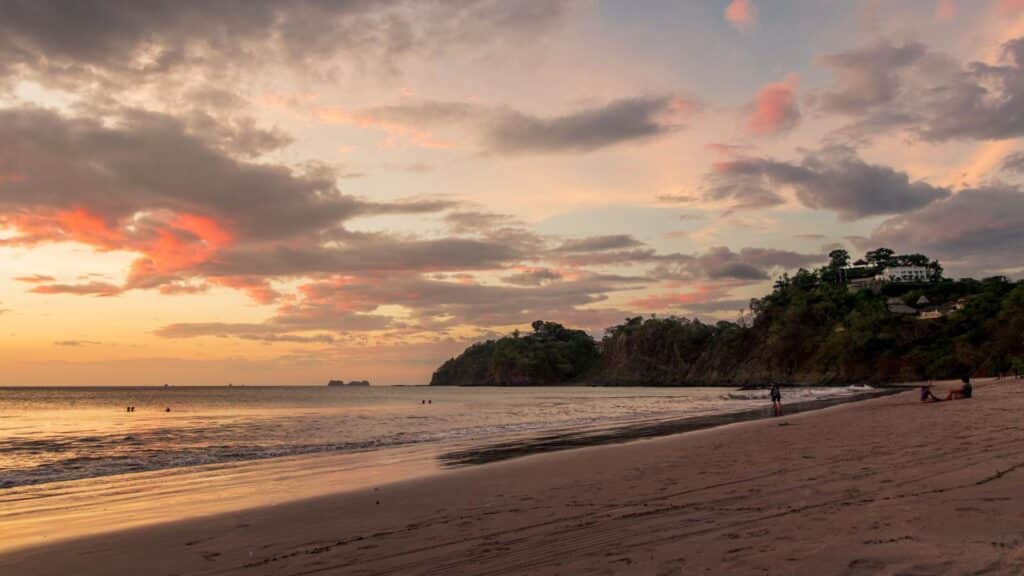 An image of flamingo beach costa rica