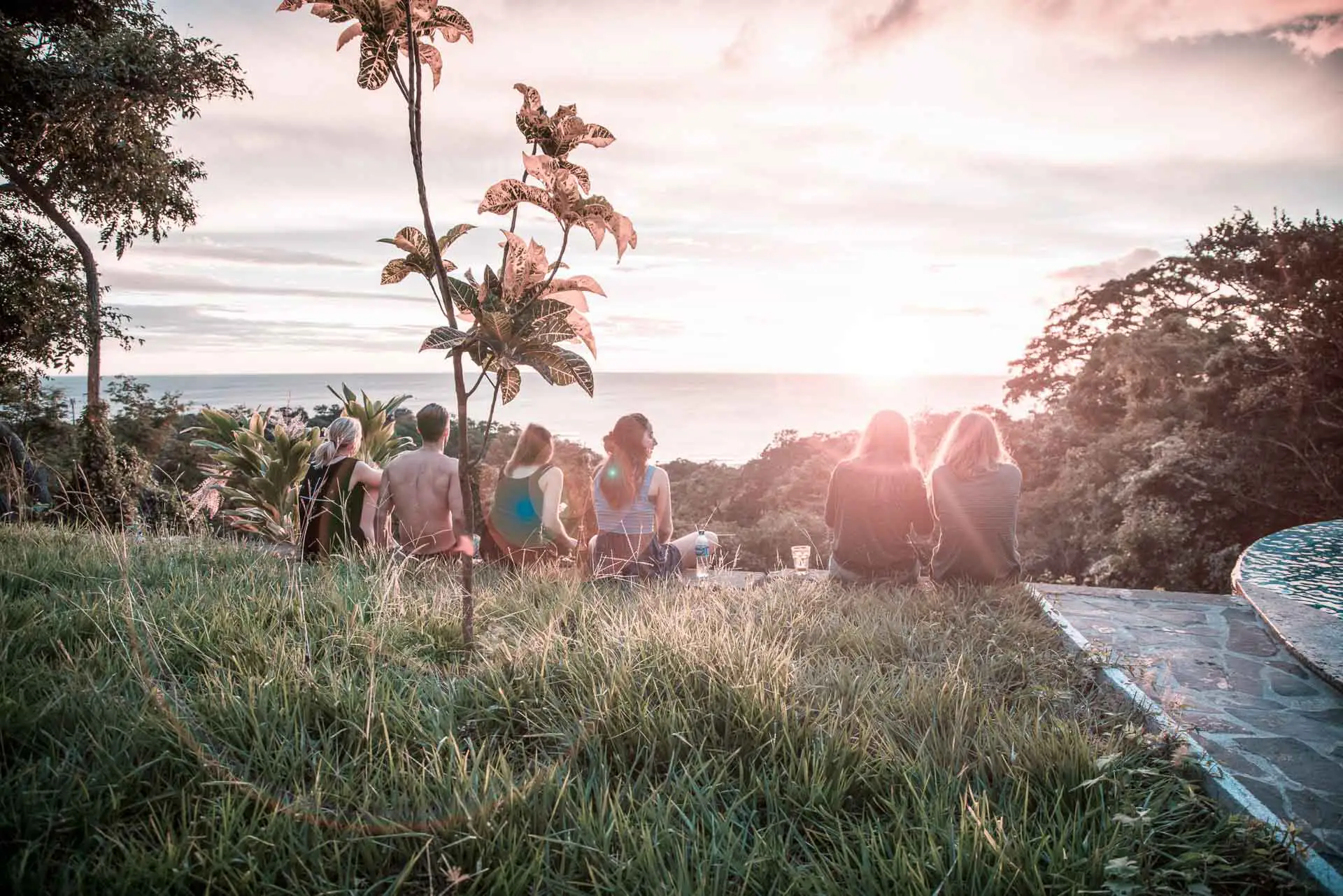 Guests enjoying view at Rapture Surfcamp Nicaragua