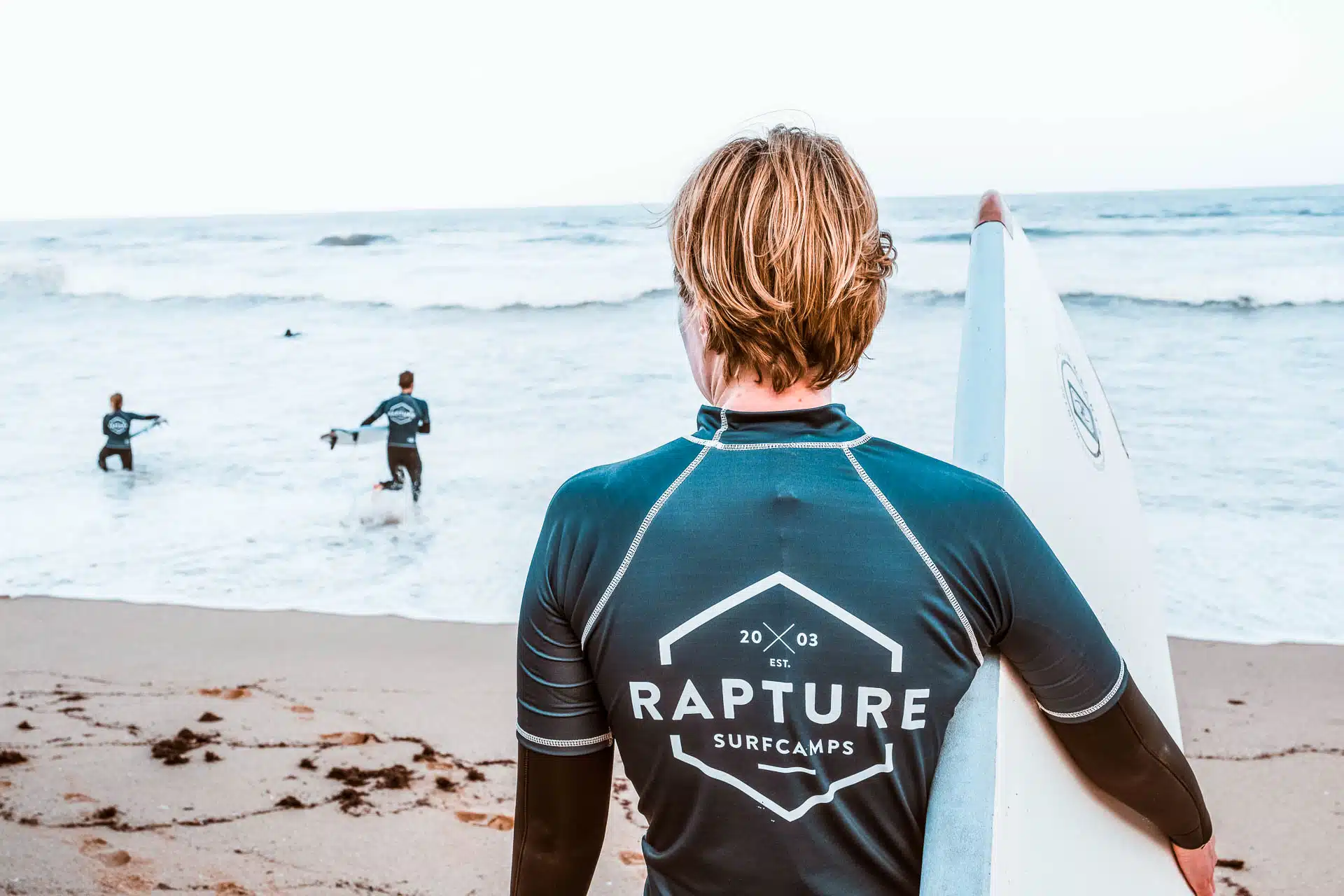 An image of a surfer at Rapture Surfcamps