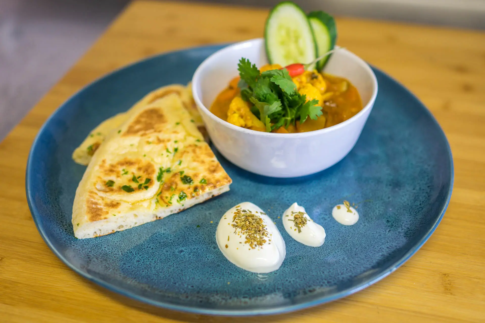 A dish of veggie curry