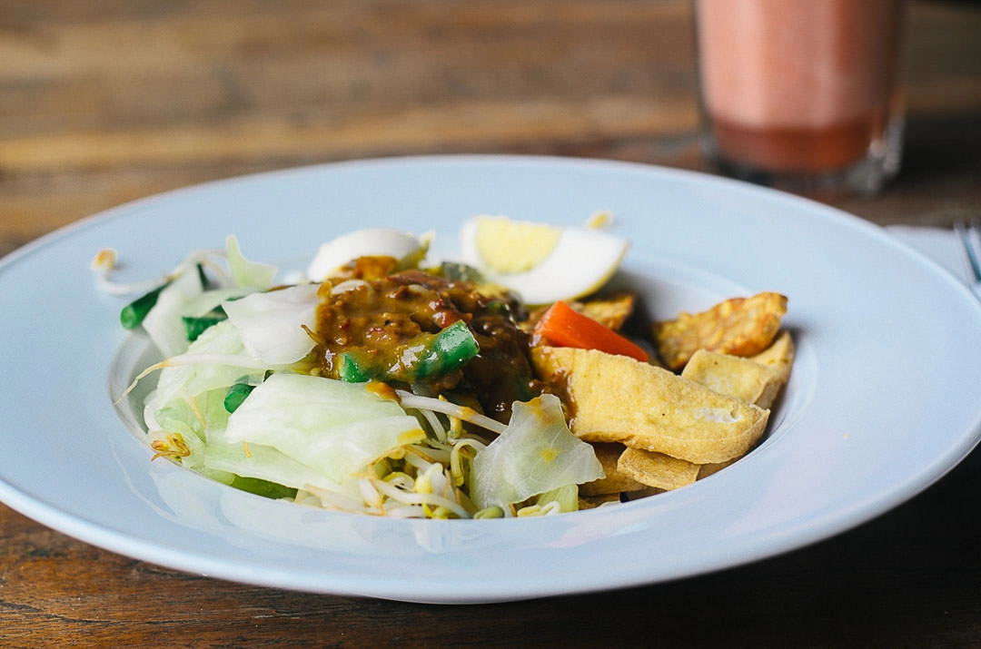 Nasi Goreng Special Balinese style with soy beans