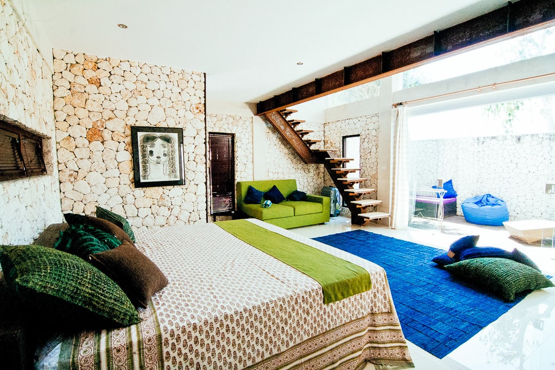 Surf zimmer mit King size Bett