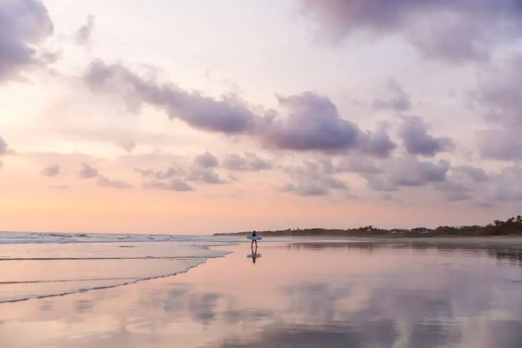 Sunset on the Beach in Costa Rica