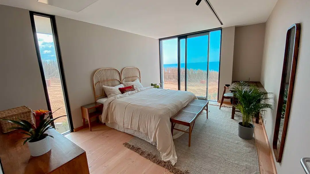 Rapture Surfcamps Ericeira Coxos double room with sea view
