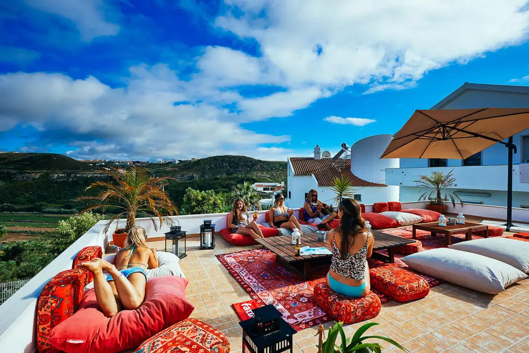 Rapturecamps outdoor lounge