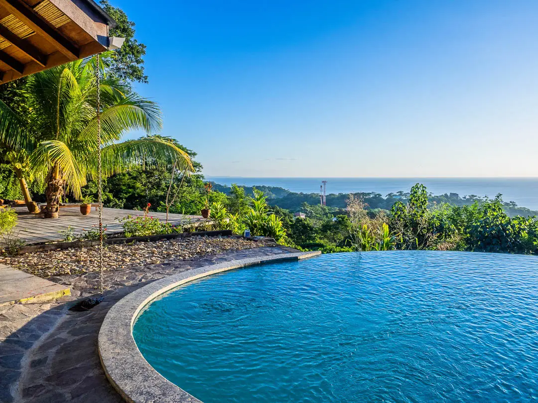 Group of People in the pool in Nicaragua