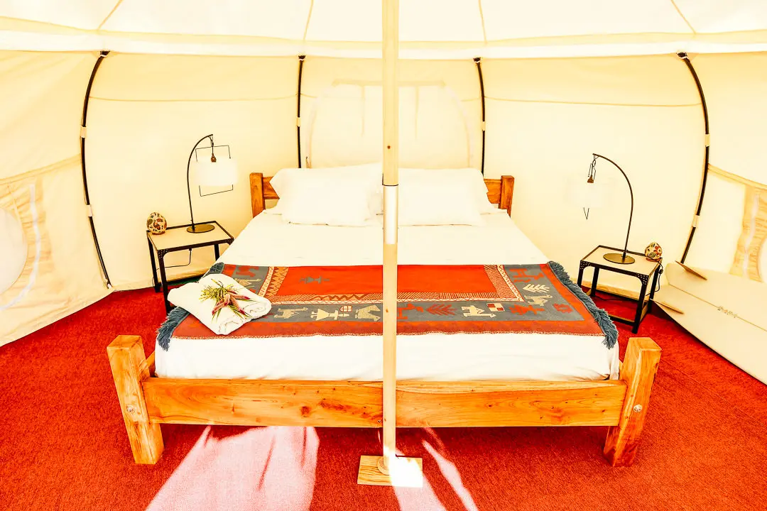 Private Glamping Zelt Doppelbett in Nicaragua