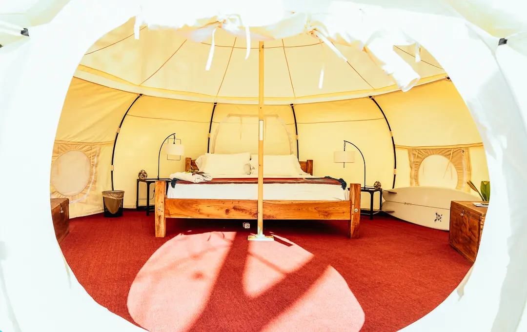 Rapturecamps Nicaragua Privatzelt-Panoramablick