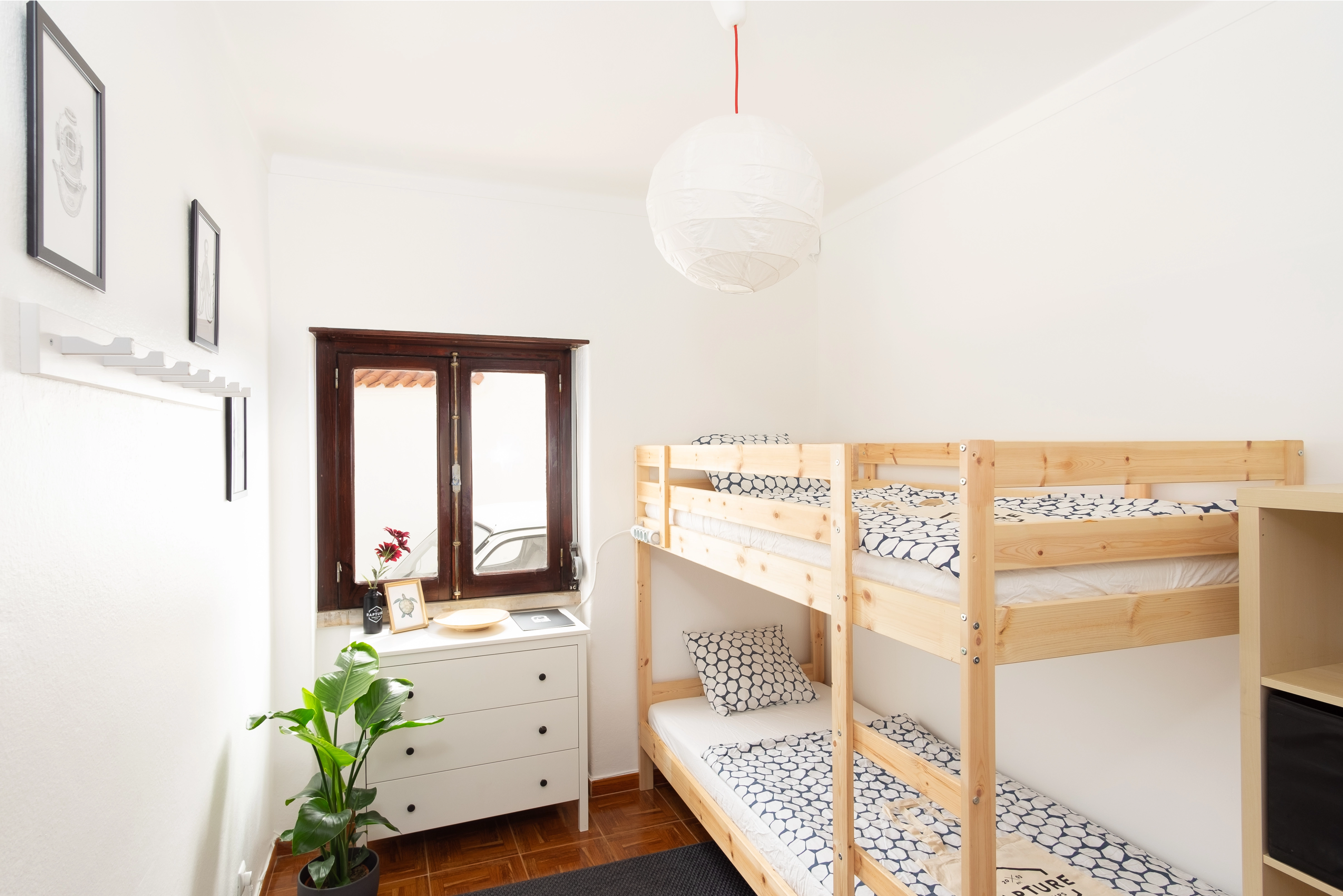 Gemeinsames Doppelzimmer im Rapturecamps Ericeira