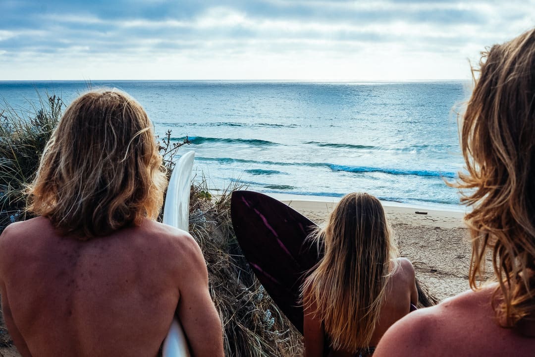 Getting prepared for surf in Ericeira