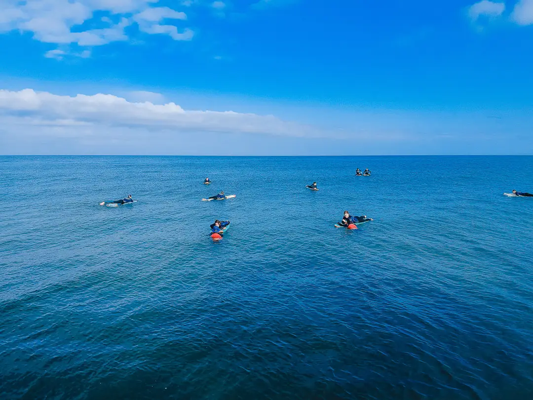 Surf lessons in group in Portugal Ericeira