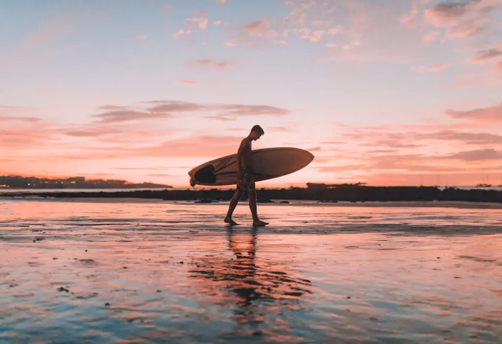 Surfer in Costa Rica