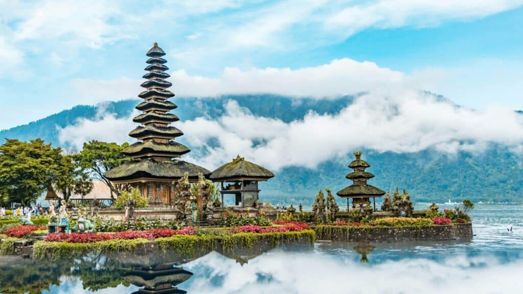 An image Ulun Danu Beratan Temple