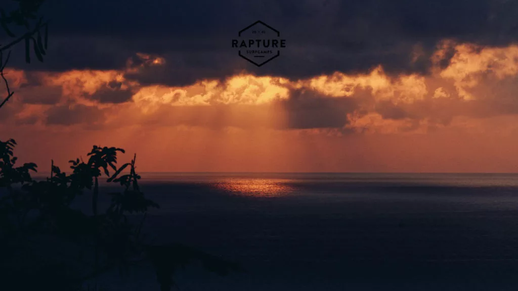 Nightfall with sunset at Rapturecamps
